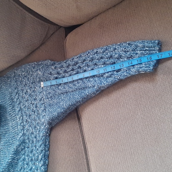 CAbi Blue Textured Women's Cardigan - Picture 6 of 7